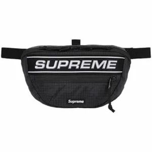 Supreme Black Belt Crossbody Bag